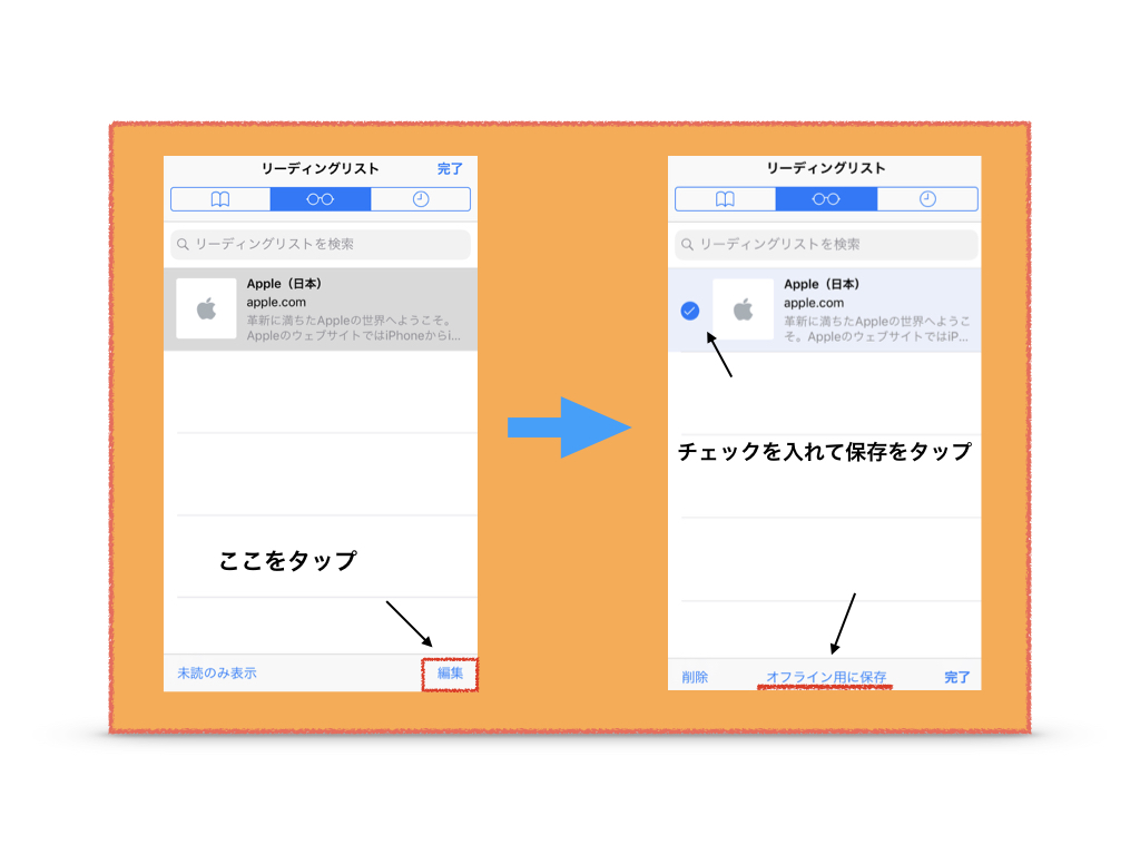Safariリーディングリスト 読みたいときに読む 機能使い方 Ready Set Go